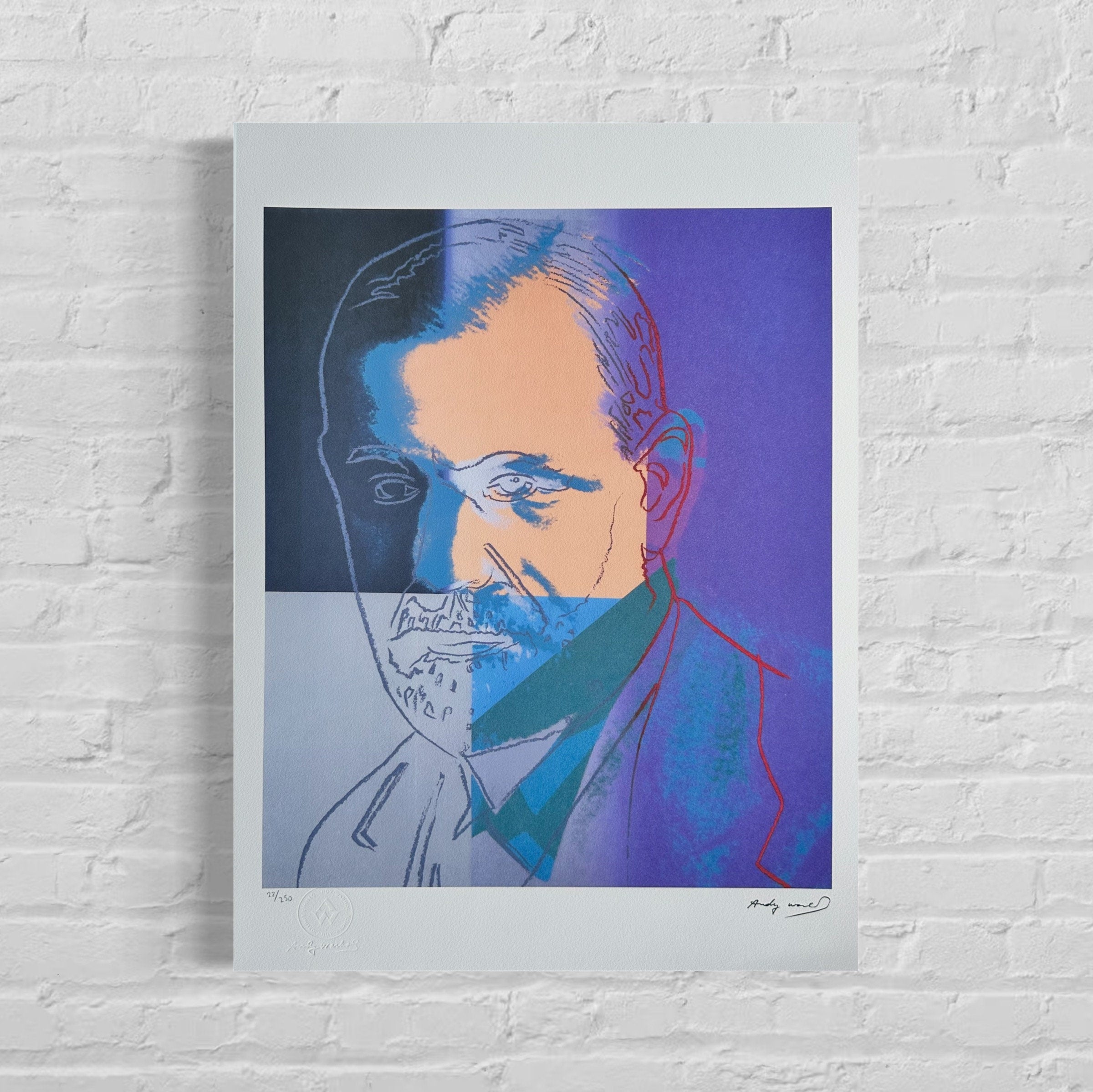 ANDY WARHOL Sigmund freud Jews